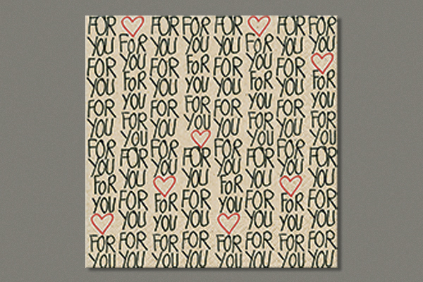 Lunch Napkins "For you" 33x33 cm, 25 pieces